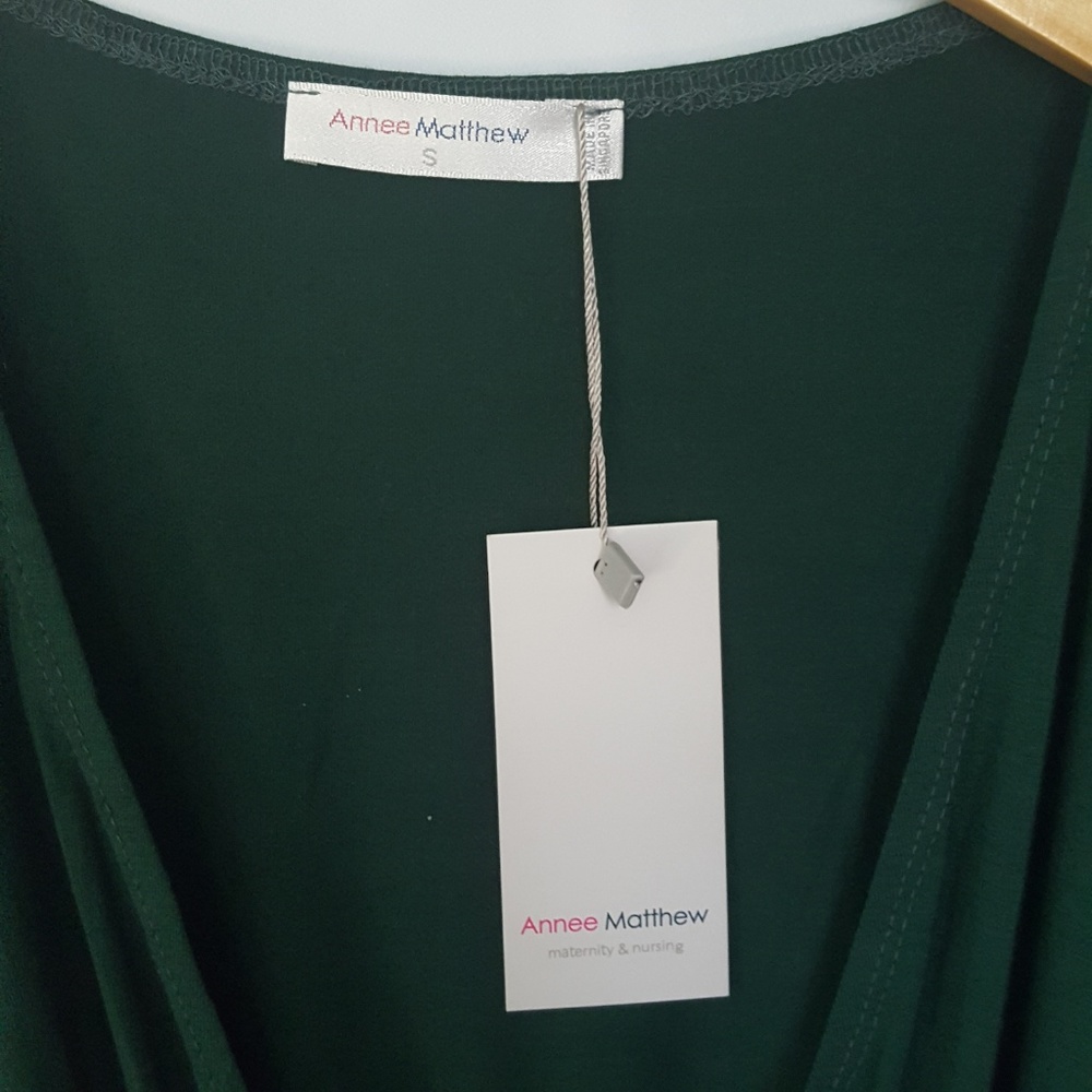 NWT Annee Mathew Lilly Ruche Crossover Dress - Picture 2 of 4